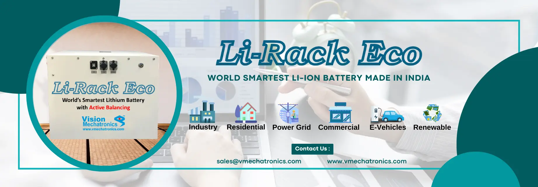 Li Rack Eco - Efficient Lithium Battery in India