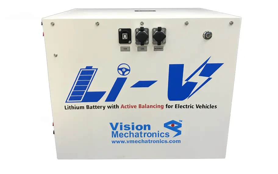 Solar Car Powered with Lithium Battery for Vehicles